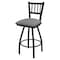 Holland Bar Stool Co 36" Swivel X-Tall Bar Stool, Black Wrinkle, Graph Seat X810 - alternate 1